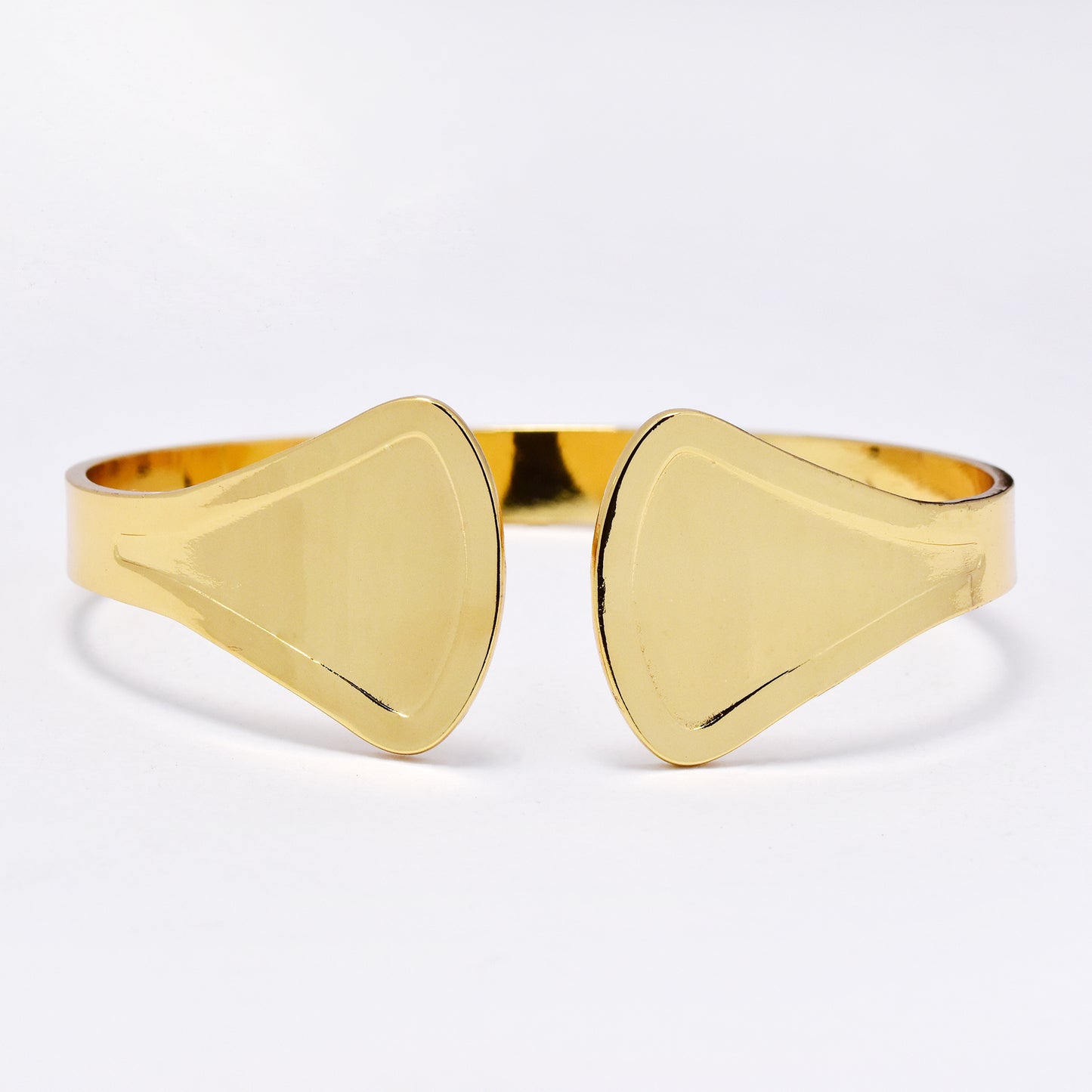 SSYB6847 - Steel 65mm x 50mm open bangle