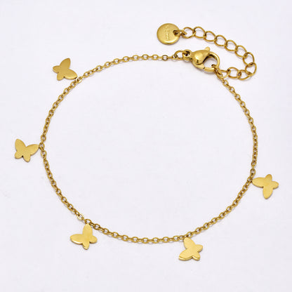 SSYB6889 - Steel butterfly bracelet