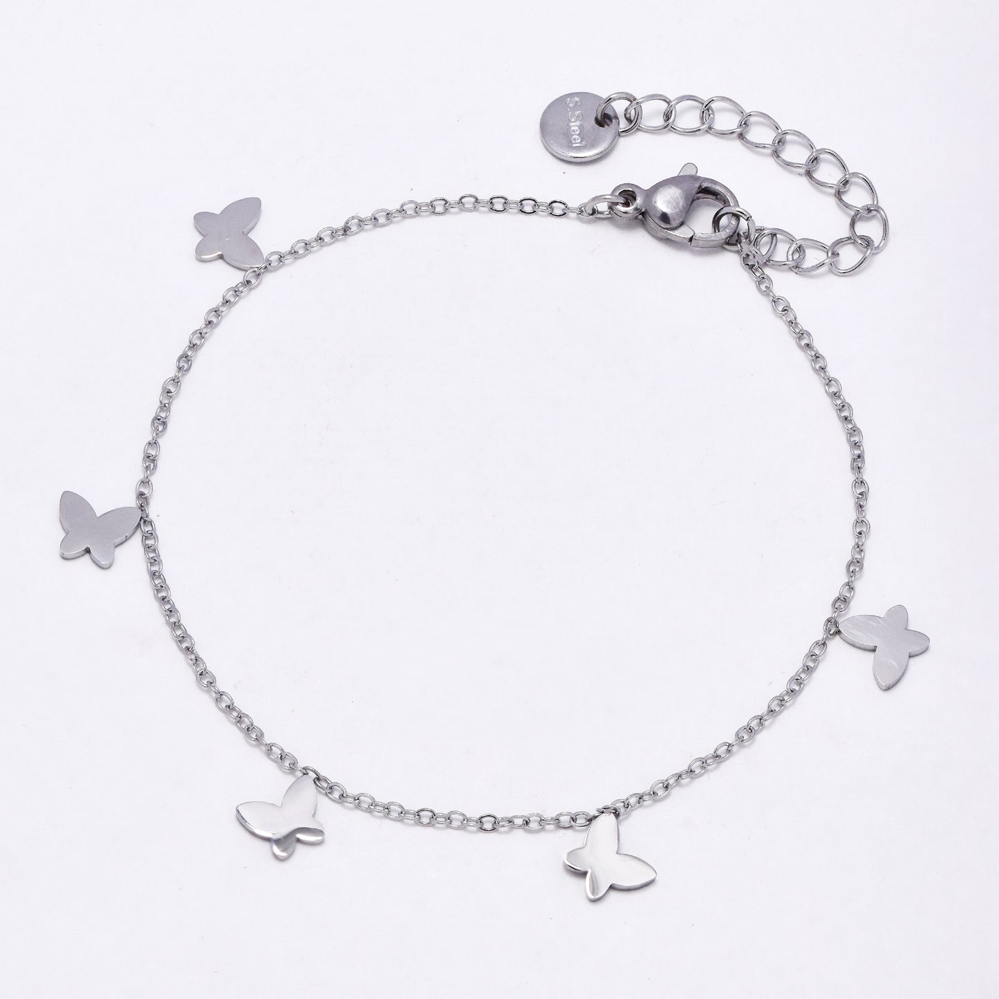 SSYB6889 - Steel butterfly bracelet
