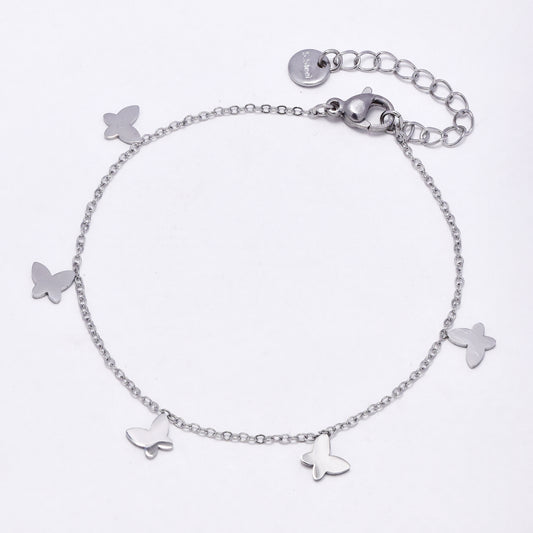 SSYB6889 - Steel butterfly bracelet