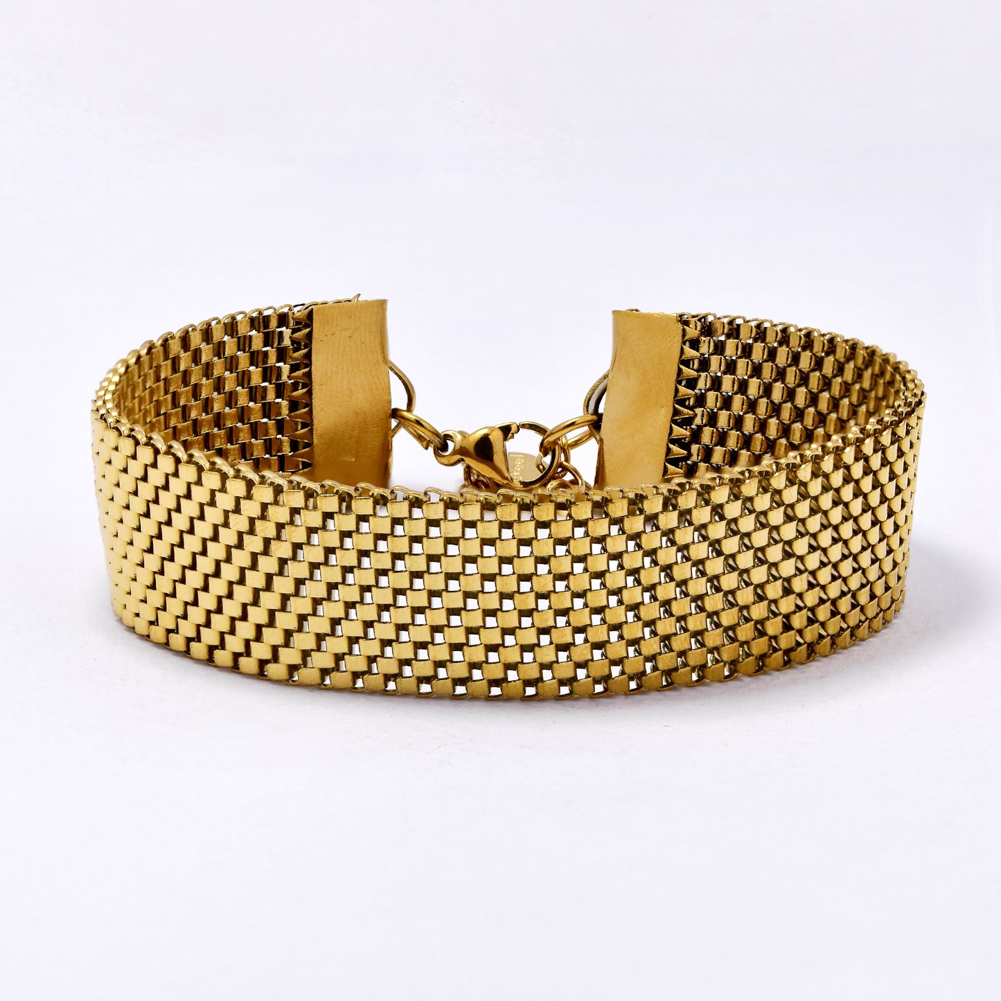 SSYB6945 - Steel 18cm + 3mm x 16mm mesh bracelet