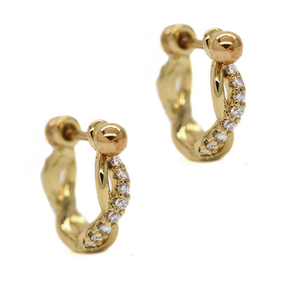 2 Pack Infinity horse shoe cubic zirconia septum piercing - SSYBJ2289