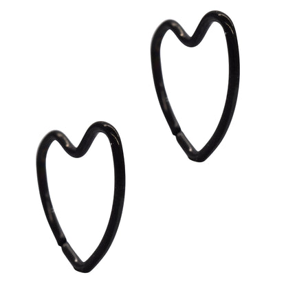 2 Piece Stainless steel heart piercing - SSYBJ3371
