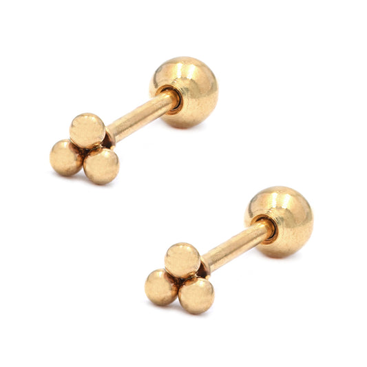 2 Pack Stainless steel 3 ball piercing - SSYBJ4648