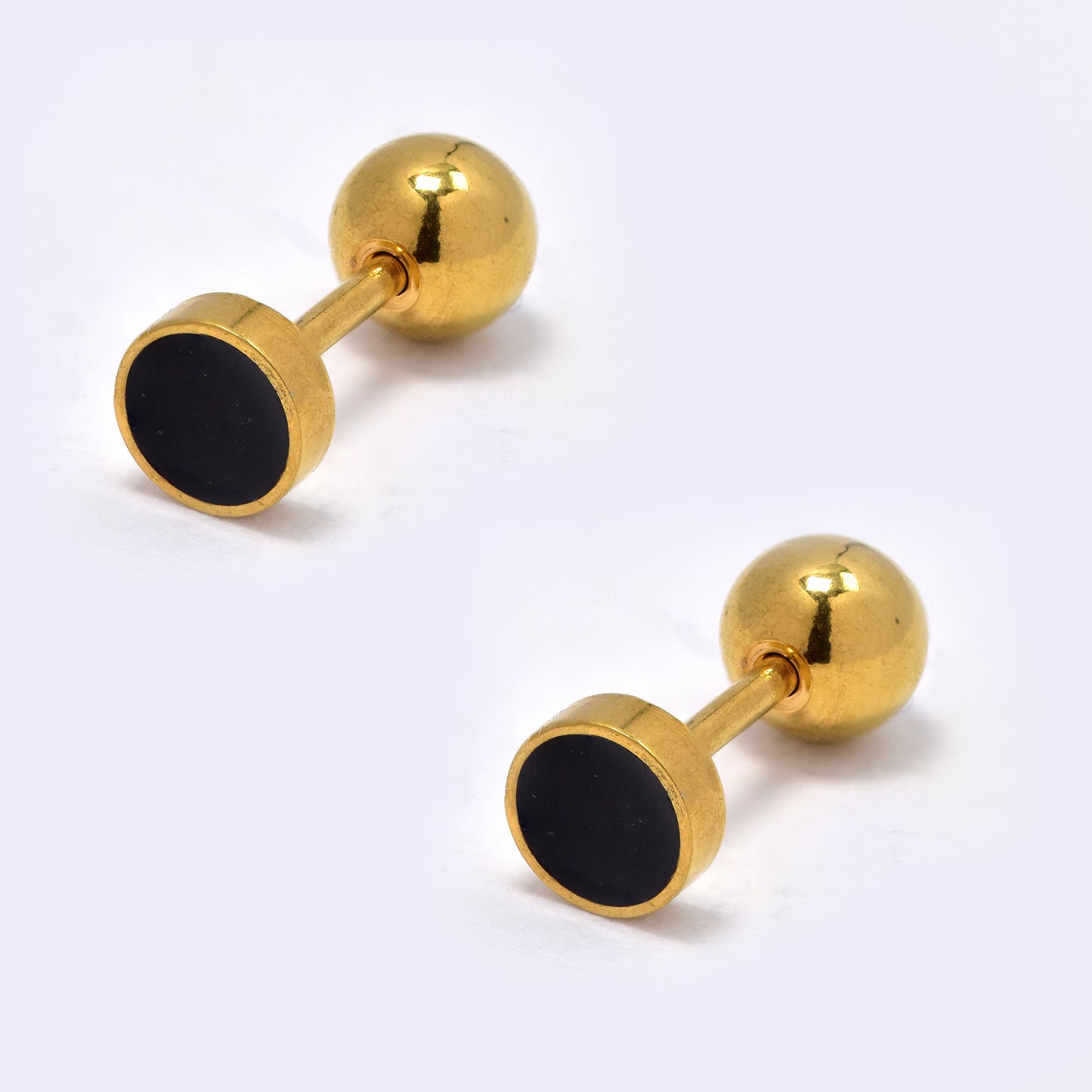 Steel 4mm round piercing - 2 pack - SSYBJ5805