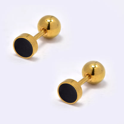 Steel 4mm round piercing - 2 pack - SSYBJ5805
