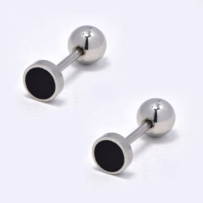 Steel 4mm round piercing - 2 pack - SSYBJ5805