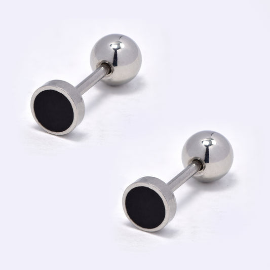 Steel 4mm round piercing - 2 pack - SSYBJ5805