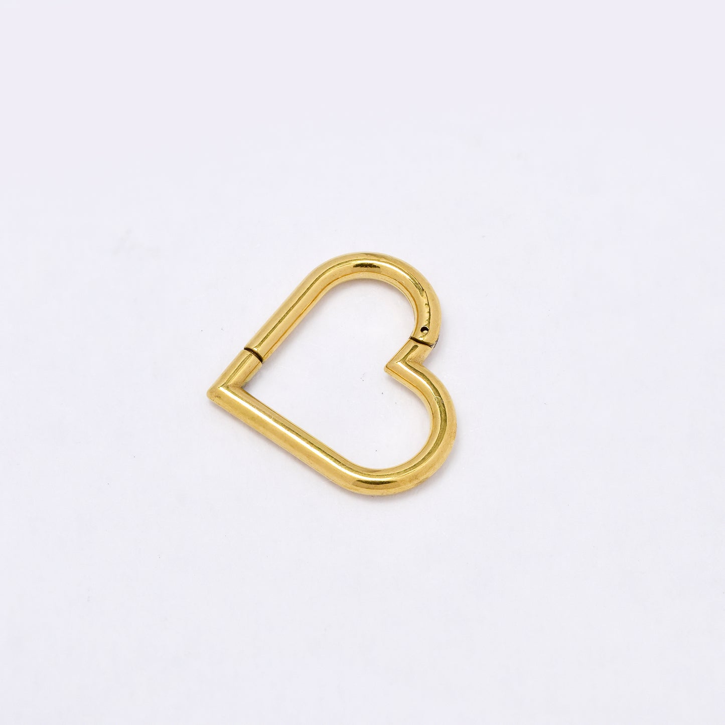 SSYBJ6274 - St Steel 2 piece 11mm x 12.5mm heart cartilage piercing