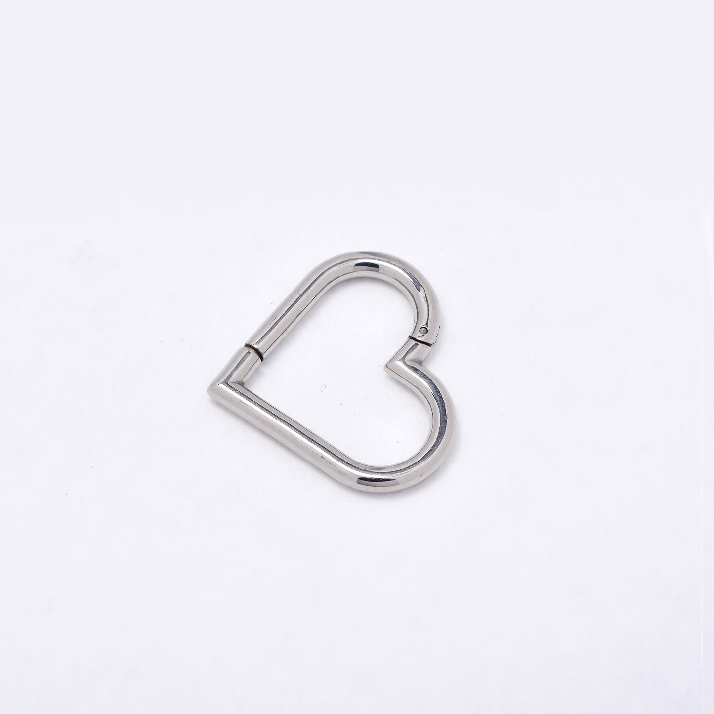 SSYBJ6274 - St Steel 2 piece 11mm x 12.5mm heart cartilage piercing