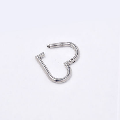 SSYBJ6274 - St Steel 2 piece 11mm x 12.5mm heart cartilage piercing