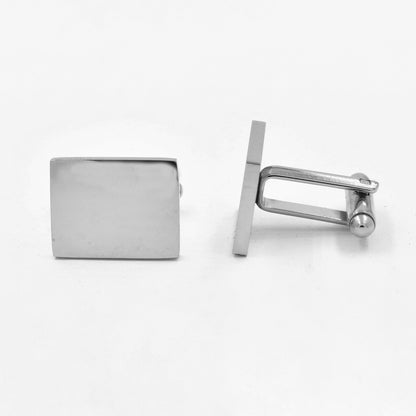 SSYC631 - Steel 14mm x 18mm cufflinks