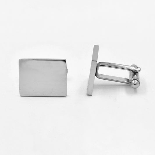 SSYC631 - Steel 14mm x 18mm cufflinks