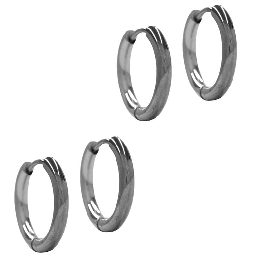 2 Pair Stainless steel 19mm sleepers - SSYE1223