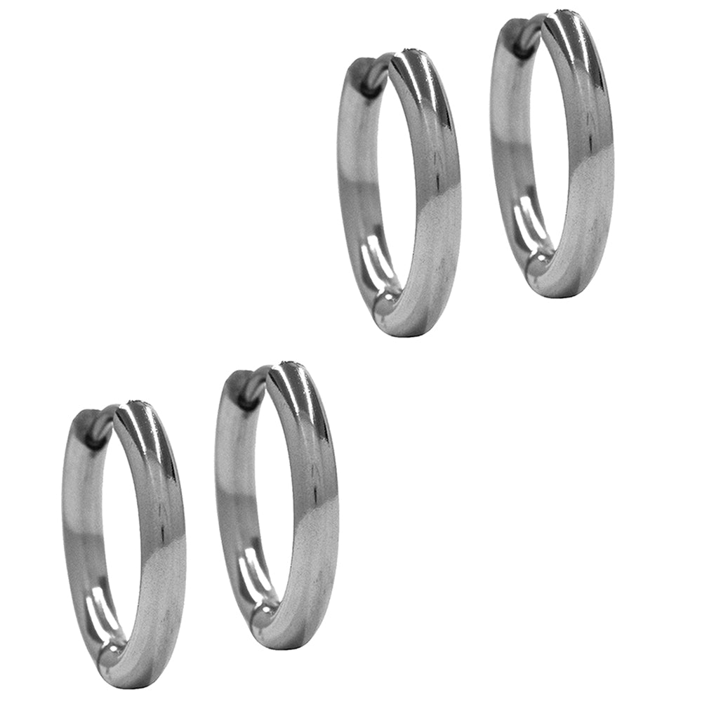 2 Pair Stainless steel 17mm sleepers - SSYE1224
