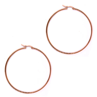Stainless steel 60mm x 2mm x 2mm hoop - SSYE2194