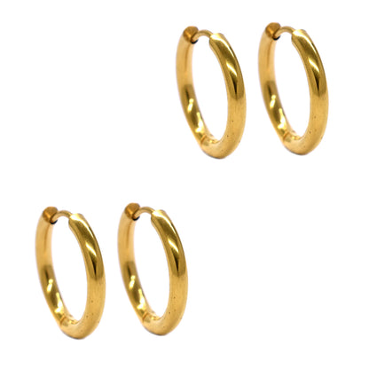 2 Pair Stainless steel 19mm sleepers