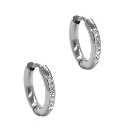 Stainless steel 15mm sleeper earring - SSYE3039