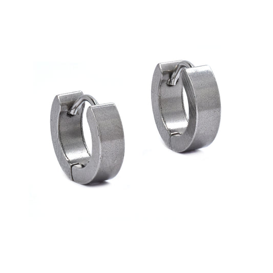 Stainless steel Plain Huggie - SSYE4520