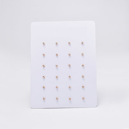 12 Pack Stainless steel 2mm ball stud earrings - SSYE4838