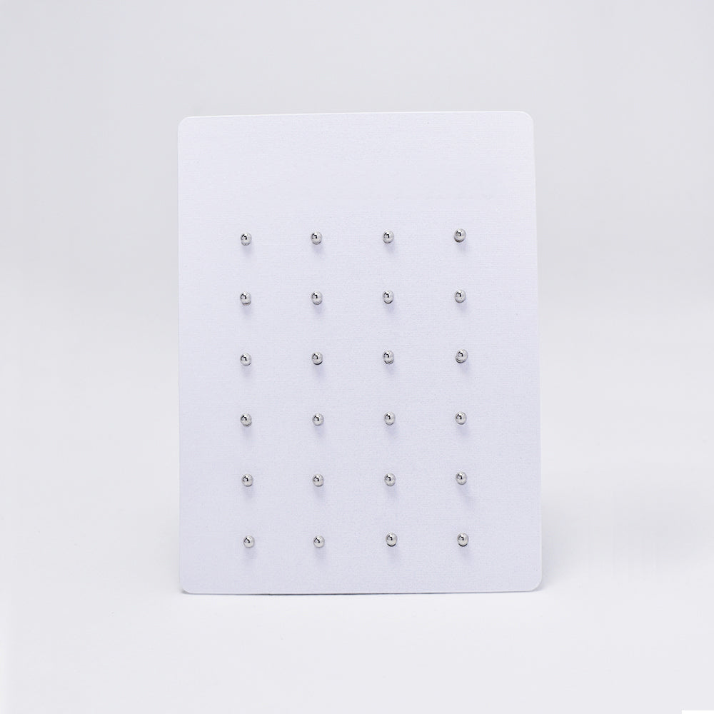 12 Pack Stainless steel 2mm ball stud earrings - SSYE4838