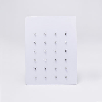 12 Pack Stainless steel 2mm ball stud earrings - SSYE4838
