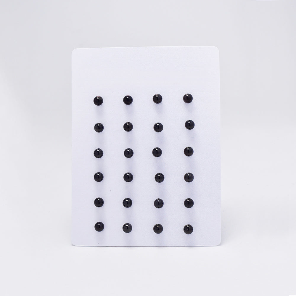12 Pack Stainless steel 4mm ball stud earrings - SSYE4839