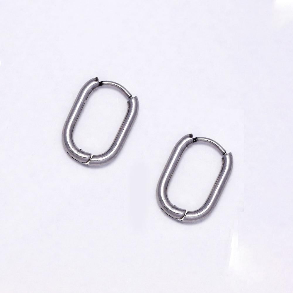 Stainless steel 10x15mm sqoval - SSYE5130