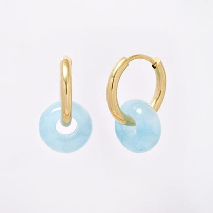 SSYE5894 - Steel 10mm natural stone donut hoop