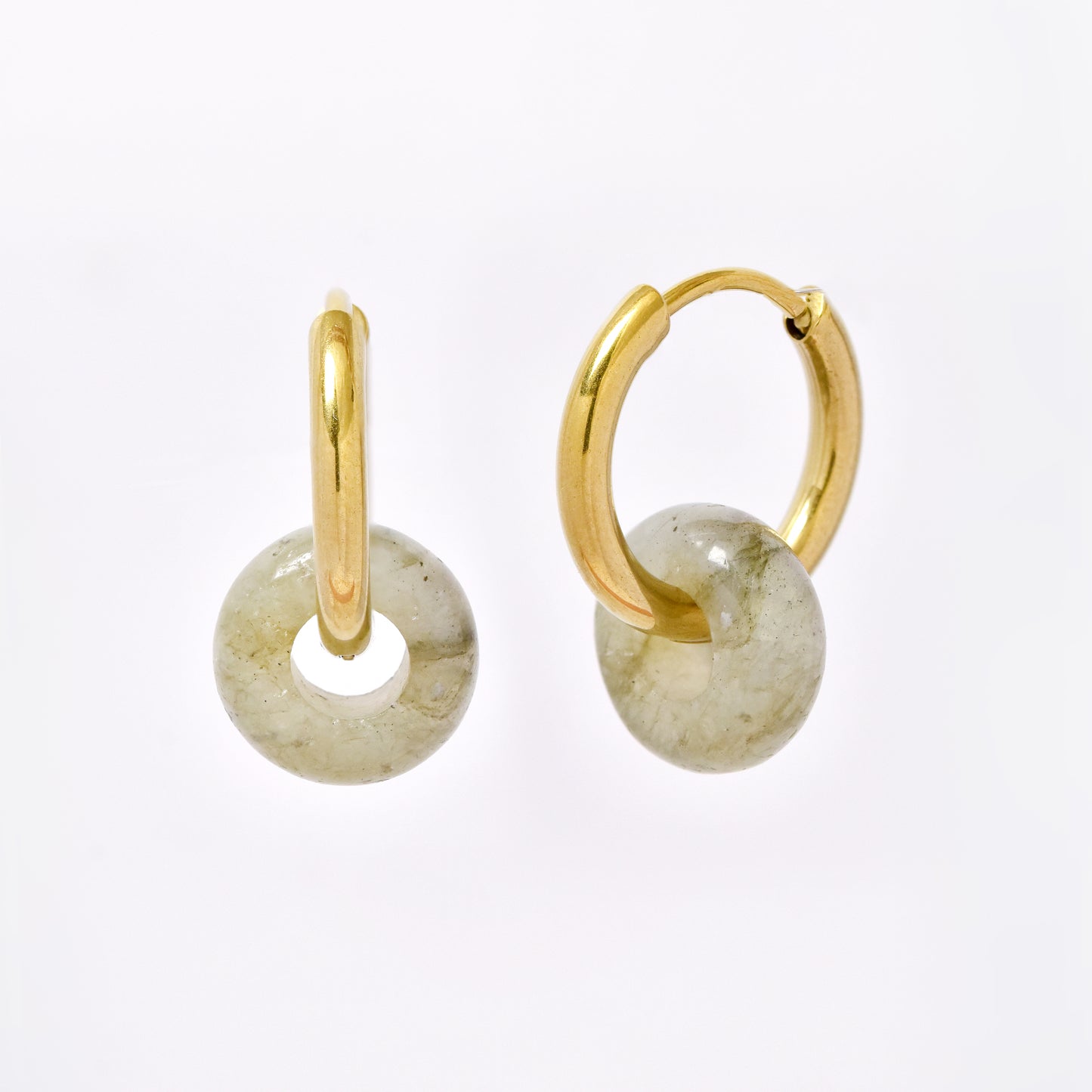 SSYE5894 - Steel 10mm natural stone donut hoop