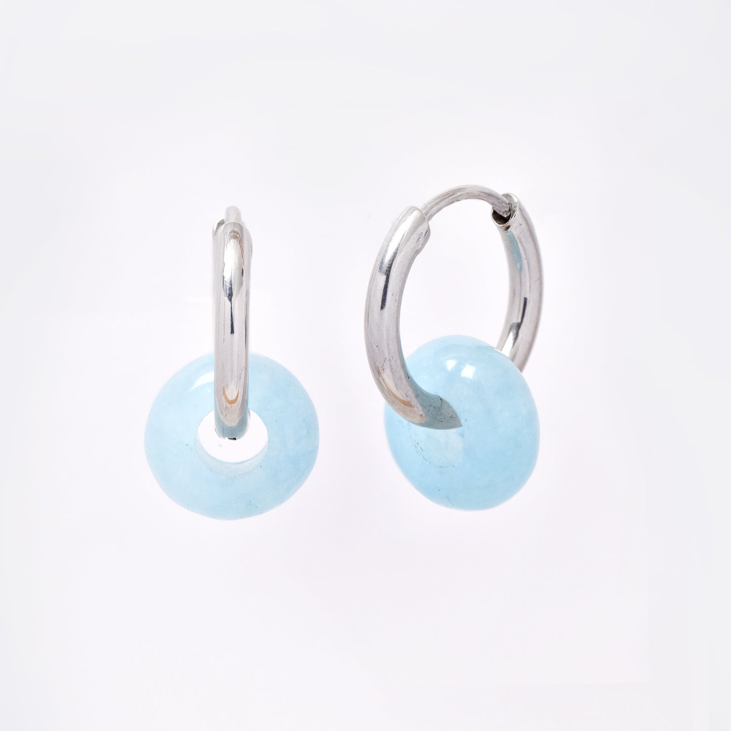 SSYE5894 - Steel 10mm natural stone donut hoop