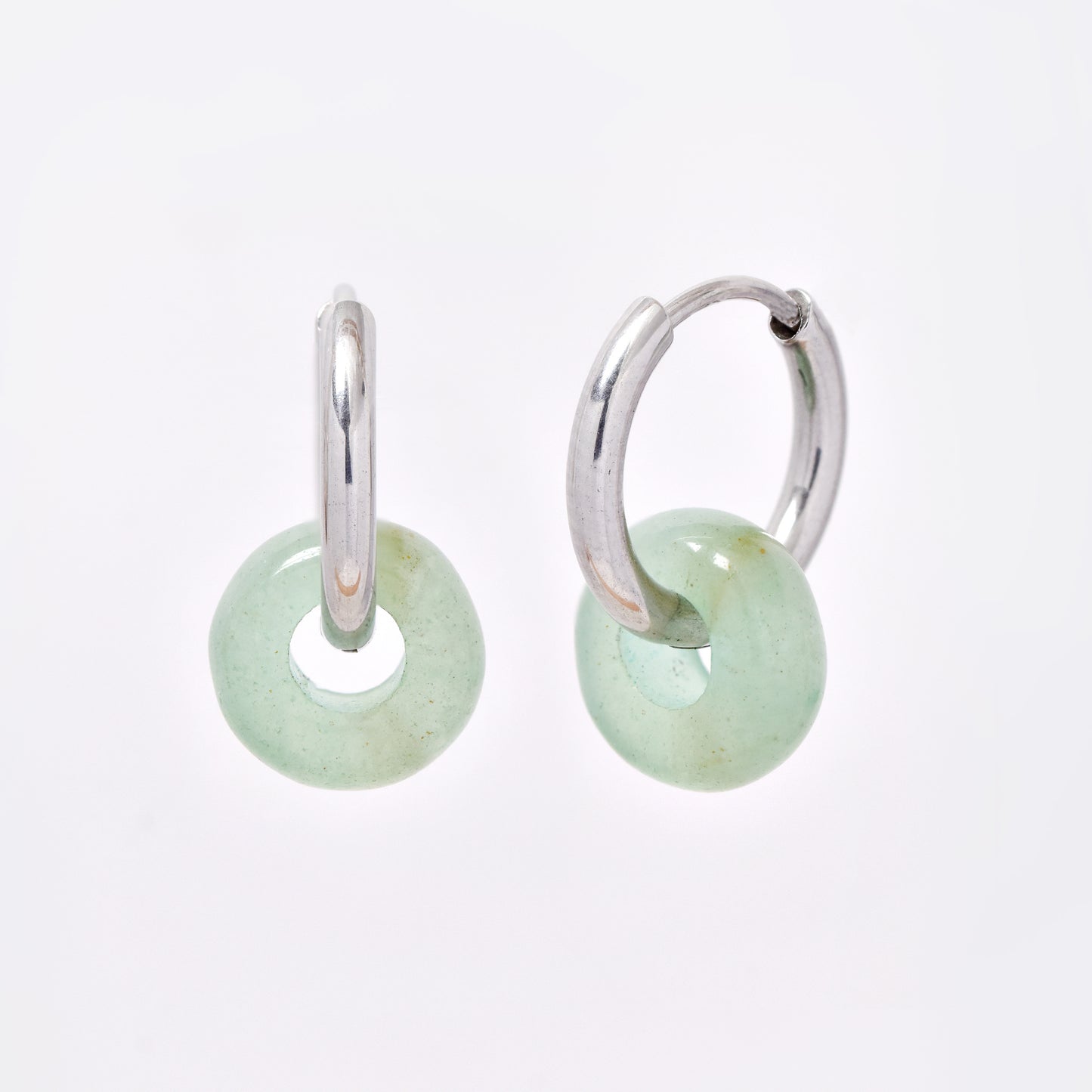 SSYE5894 - Steel 10mm natural stone donut hoop