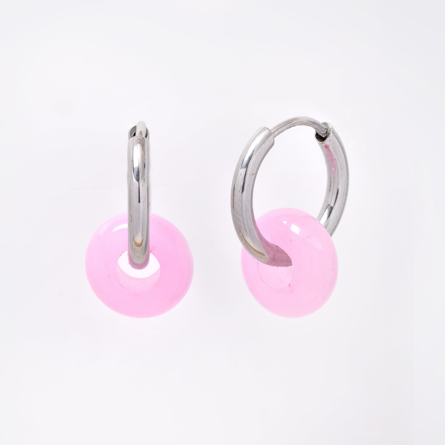 SSYE5894 - Steel 10mm natural stone donut hoop