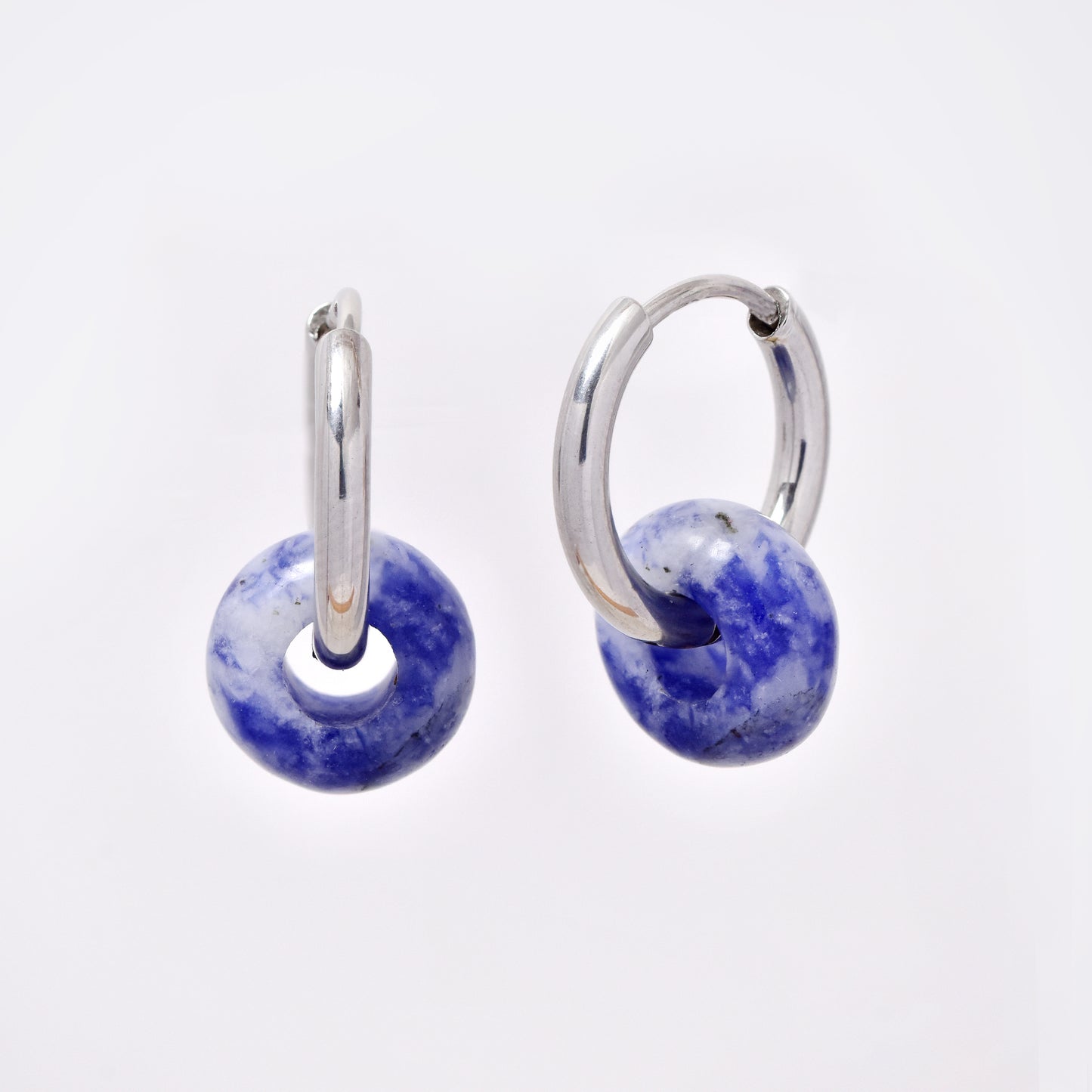 SSYE5894 - Steel 10mm natural stone donut hoop