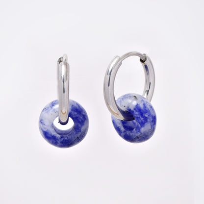 SSYE5894 - Steel 10mm natural stone donut hoop