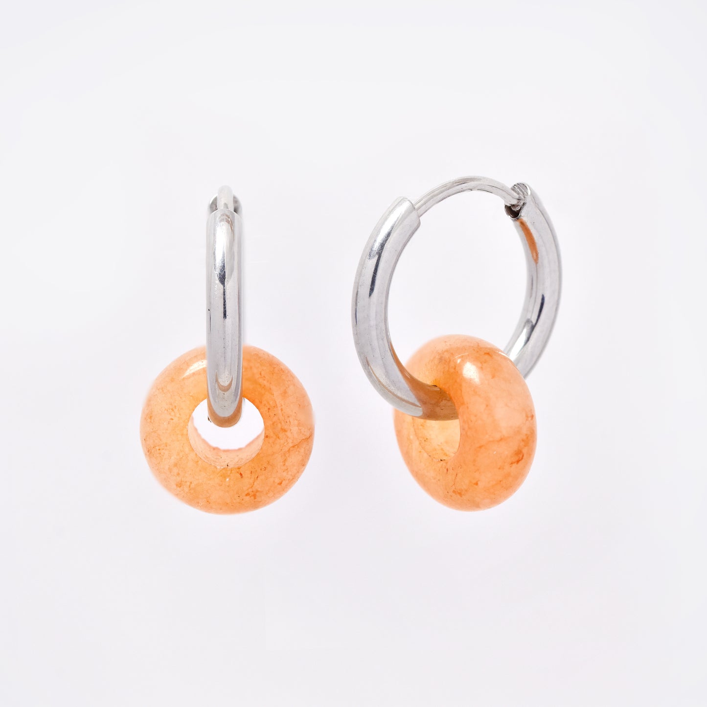 SSYE5894 - Steel 10mm natural stone donut hoop