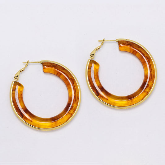 SSYE5964 - St Steel 42mm resin hoops