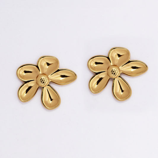 SSYE5989 - 27mm statement flower stud earring