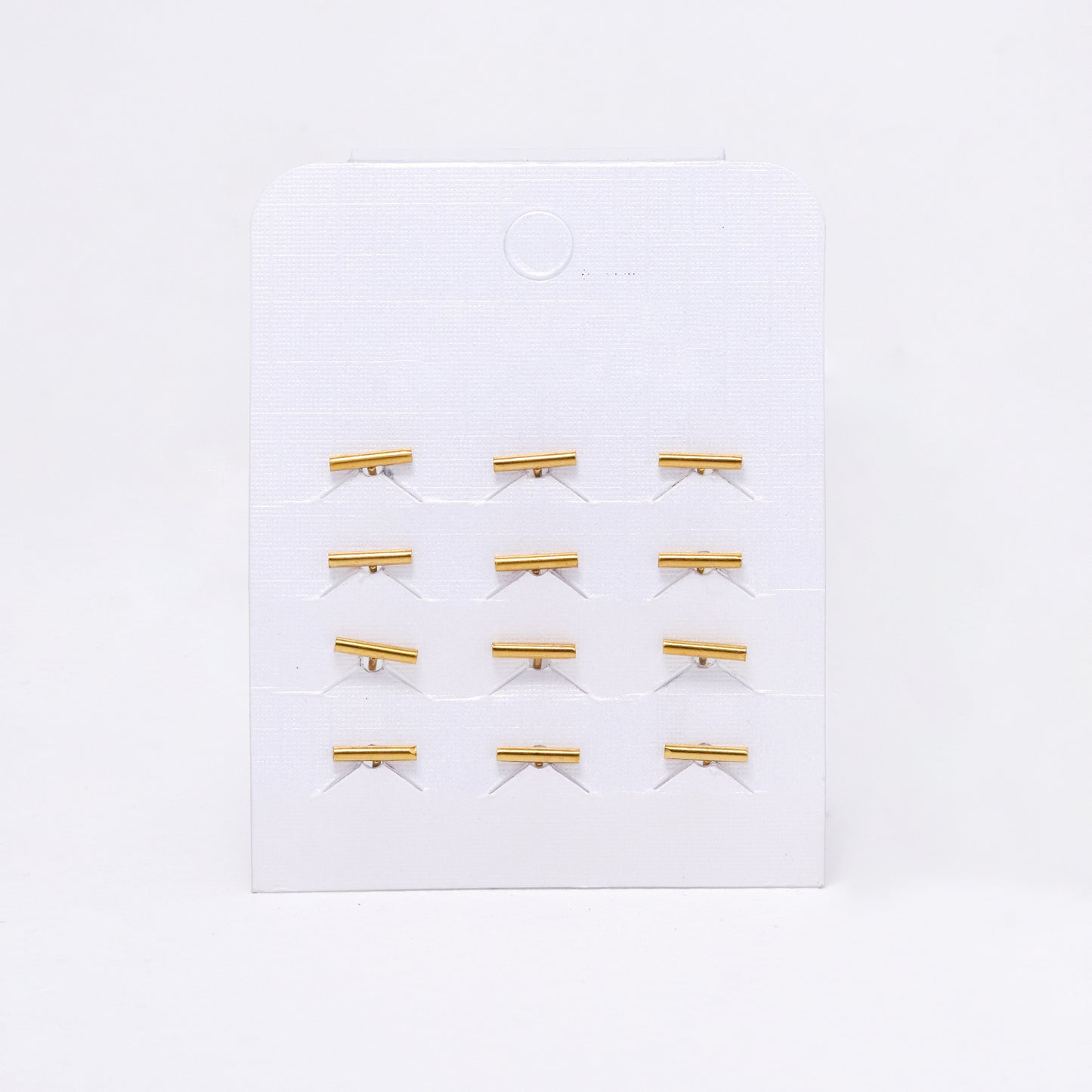 SSYE6140 - St Steel  6 pack 8mm x 1.5mm domed bar stud with ball closure