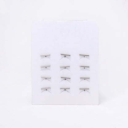 SSYE6140 - St Steel  6 pack 8mm x 1.5mm domed bar stud with ball closure