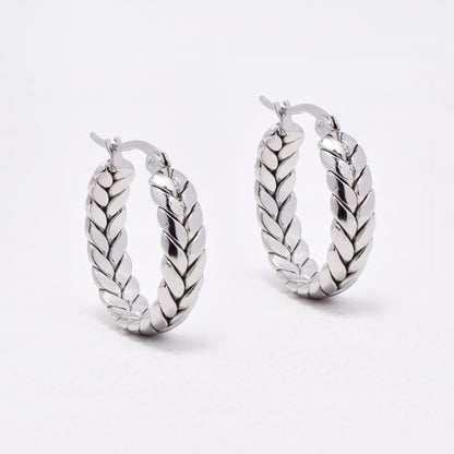 SSYE6526 - St Steel 23mm x 6mm wheat hoops
