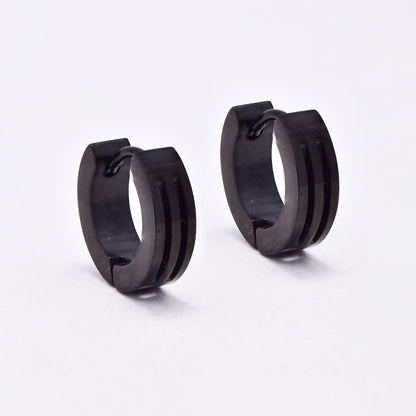 SSYE6643 - St Steel 13.5mm x 4mm two groove huggies