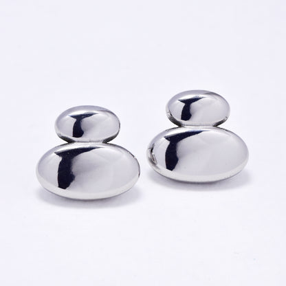 SSYE6794 - Steel geometrical stud earring