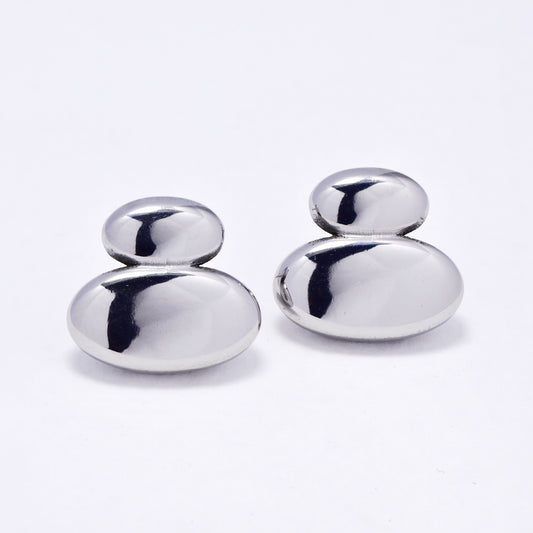 SSYE6794 - Steel geometrical stud earring