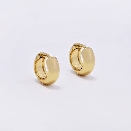 SSYE6802 - Steel 13mm x 5mm hoop earring