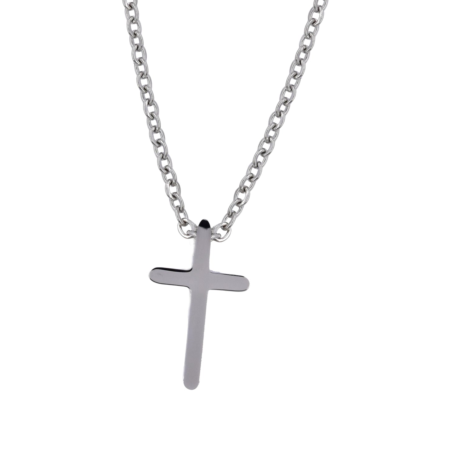 Buy 1 get 1 FREE - Stainless steel cross necklace - Cross: L15mm x W9mm chain: 45cm - SSYN2102