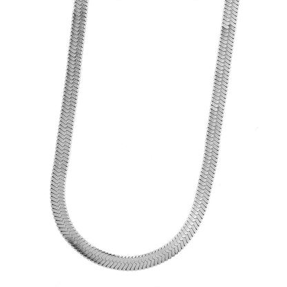 Stainless steel herringbone 3mm x 37cm + 6cm extension chain - SSYN3561