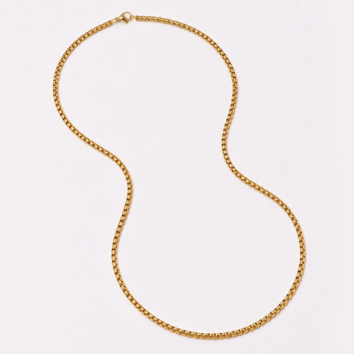 2 Pack Stainless steel Rolo 3mm x 60cm chain - SSYN3703