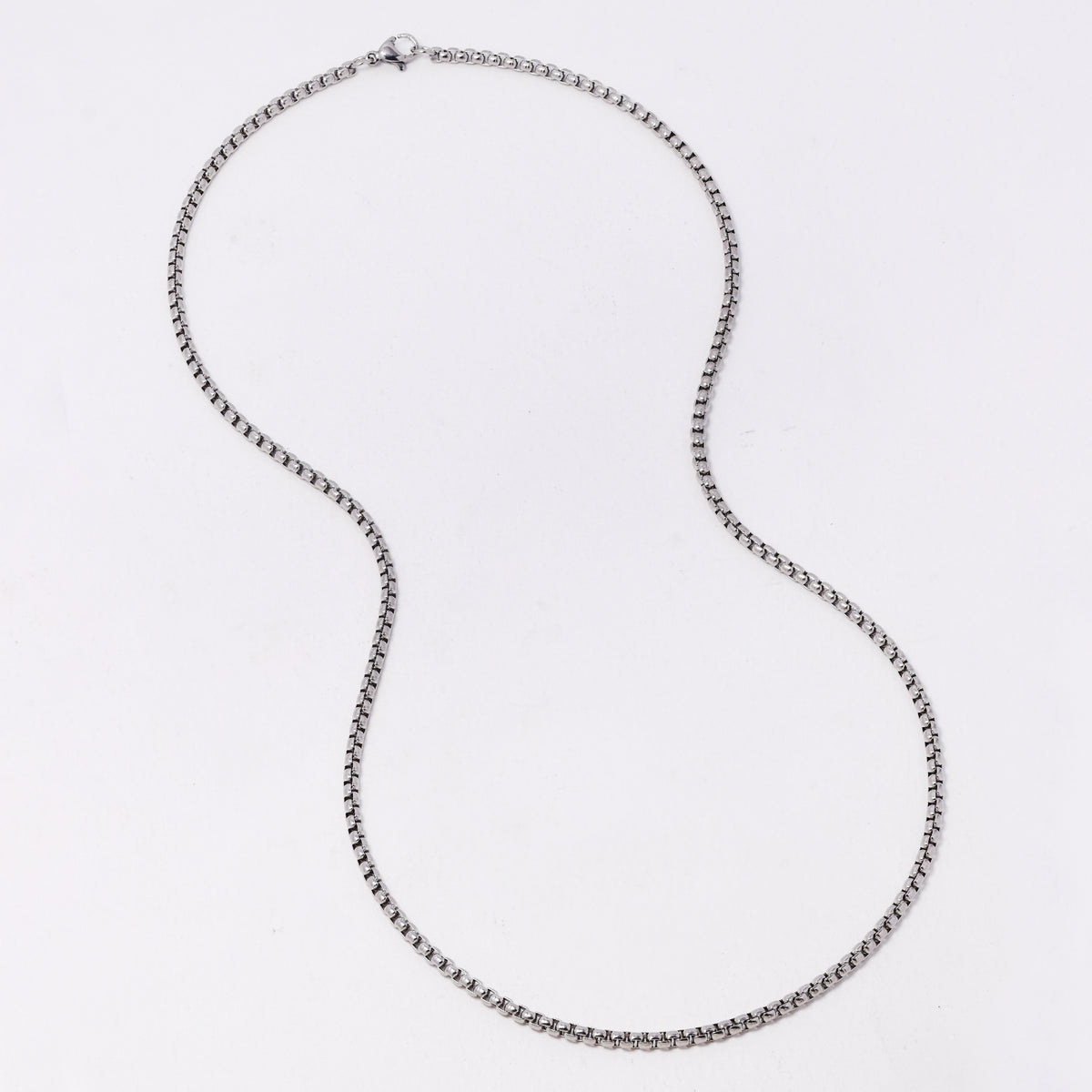 2 Pack Stainless steel Rolo 3mm x 60cm chain - SSYN3703