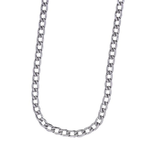 SSYN3708 - Stainless steel curb 4mm x 57cm chain